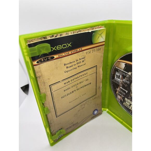 Brothers in Arms Road to Hill 30 Xbox 2005 Very GOOD COMPLETE W/MAP! - Picture 7 of 8